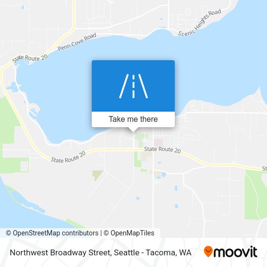 Northwest Broadway Street map