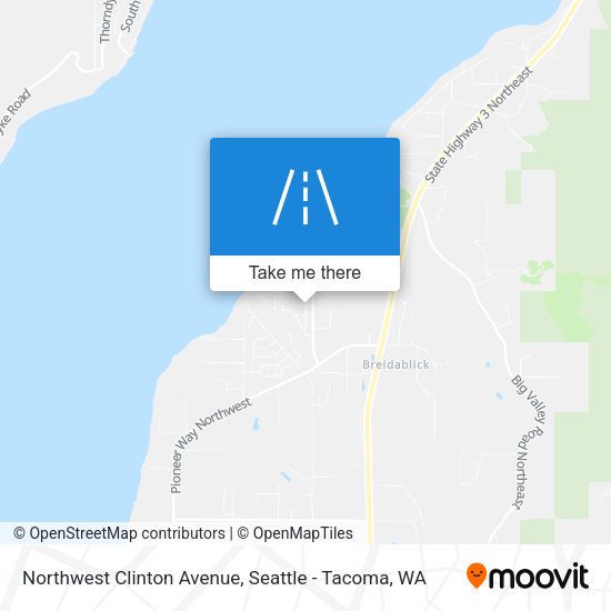 Mapa de Northwest Clinton Avenue