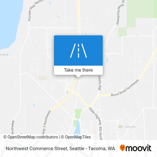 Northwest Commerce Street map