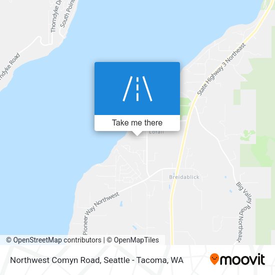 Mapa de Northwest Comyn Road