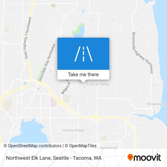 Mapa de Northwest Elk Lane