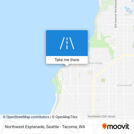 Mapa de Northwest Esplanade