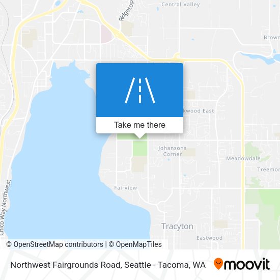 Northwest Fairgrounds Road map