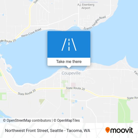 Northwest Front Street map
