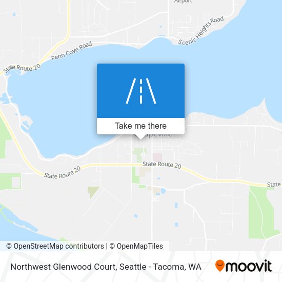 Northwest Glenwood Court map
