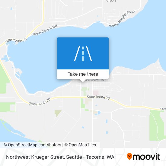 Northwest Krueger Street map