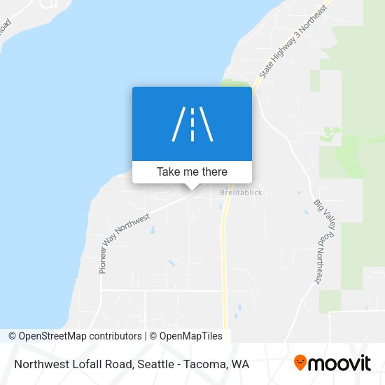 Mapa de Northwest Lofall Road