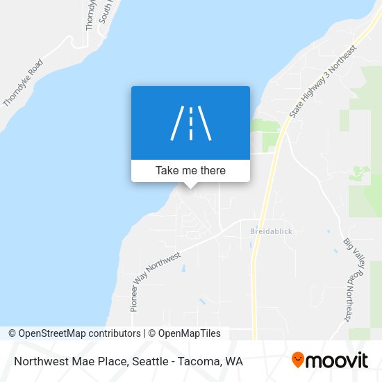 Mapa de Northwest Mae Place