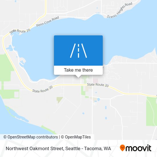 Mapa de Northwest Oakmont Street