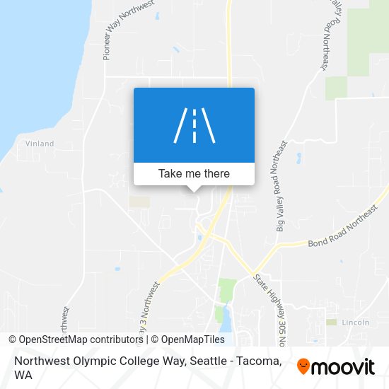 Mapa de Northwest Olympic College Way