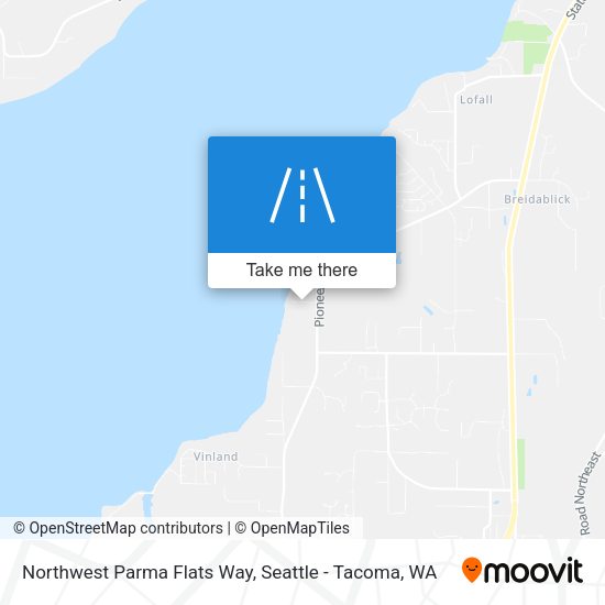 Northwest Parma Flats Way map