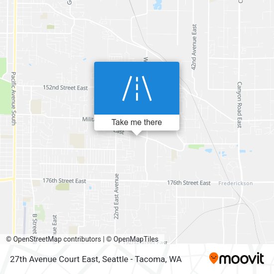 27th Avenue Court East map