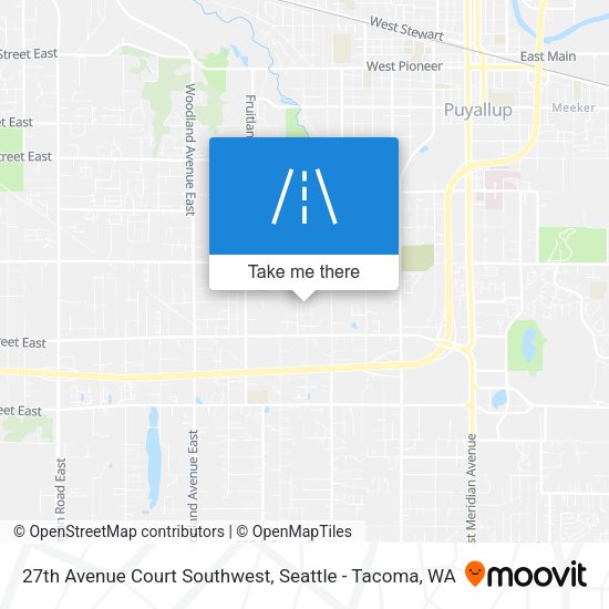 Mapa de 27th Avenue Court Southwest