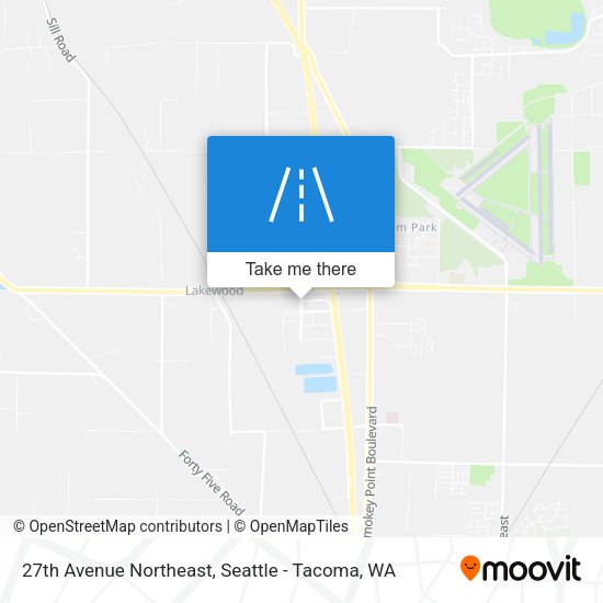 27th Avenue Northeast map