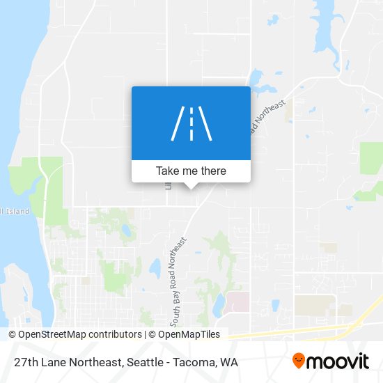 27th Lane Northeast map