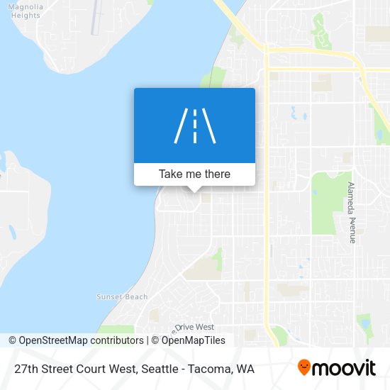 Mapa de 27th Street Court West