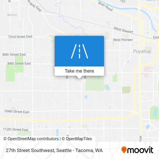 27th Street Southwest map