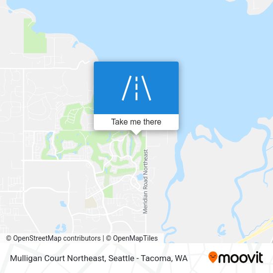 Mulligan Court Northeast map