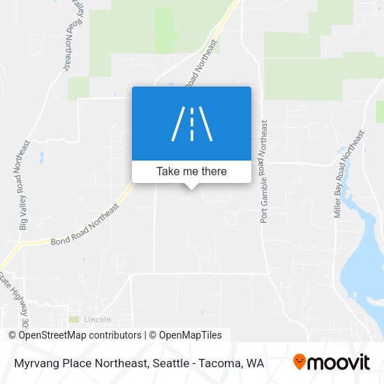 Myrvang Place Northeast map