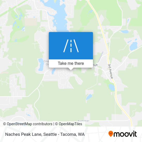 Naches Peak Lane map