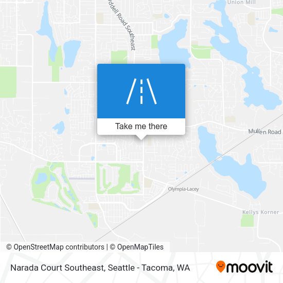 Mapa de Narada Court Southeast
