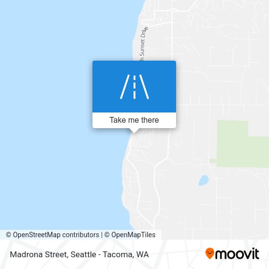 Madrona Street map