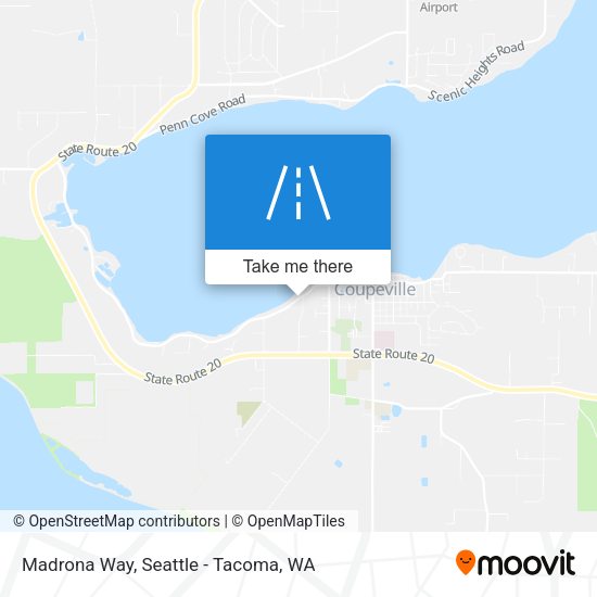 Madrona Way map