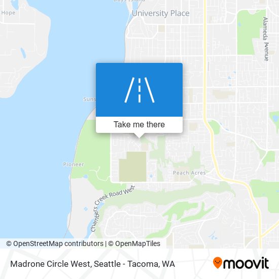 Madrone Circle West map