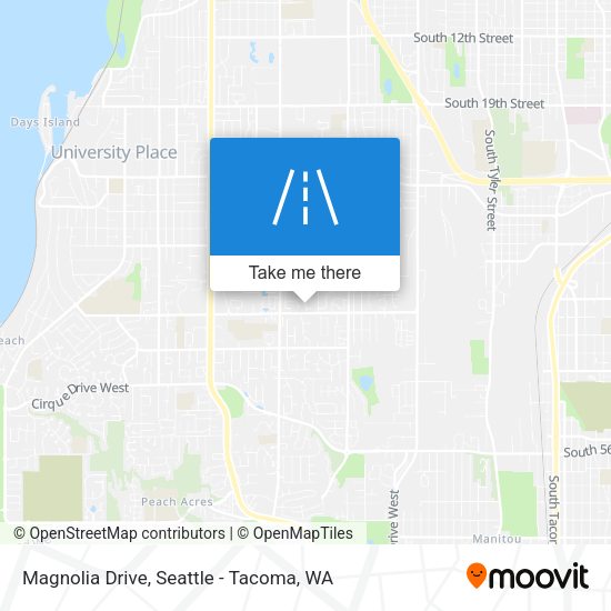 Mapa de Magnolia Drive