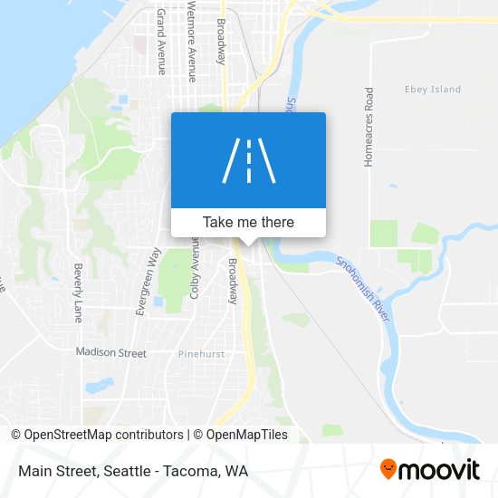 Main Street map