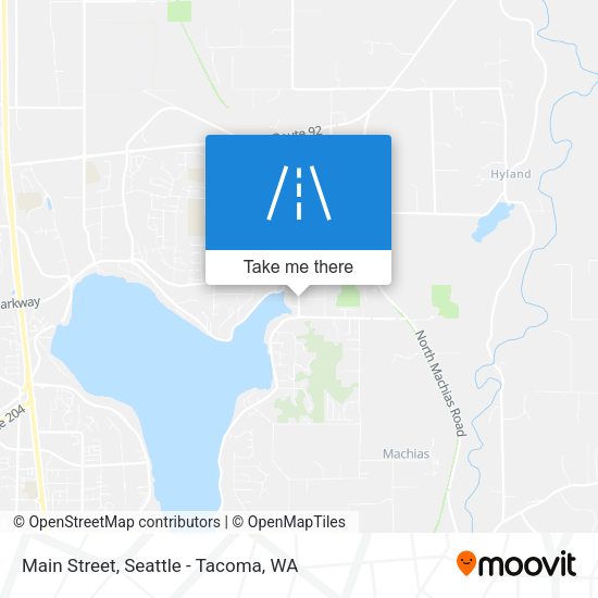 Main Street map