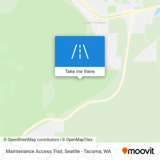 Maintenance Access Trail map
