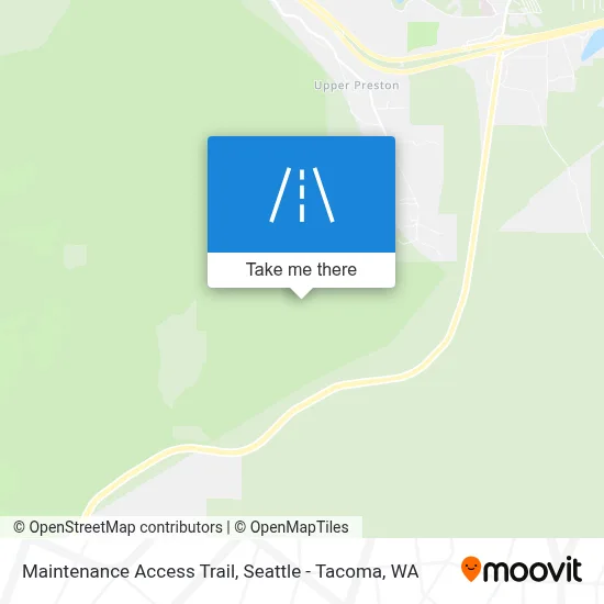 Maintenance Access Trail map