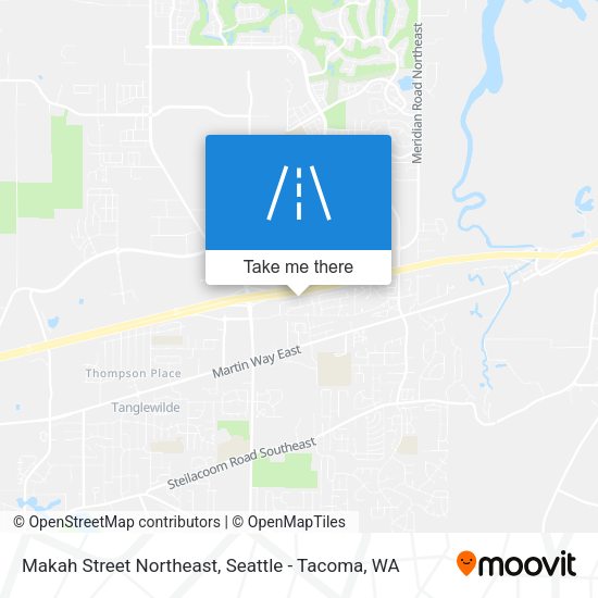 Makah Street Northeast map
