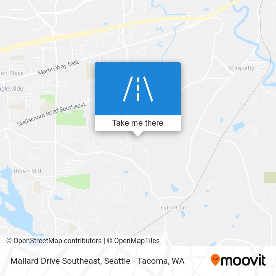 Mallard Drive Southeast map