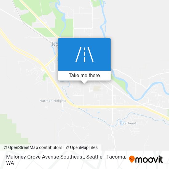 Mapa de Maloney Grove Avenue Southeast