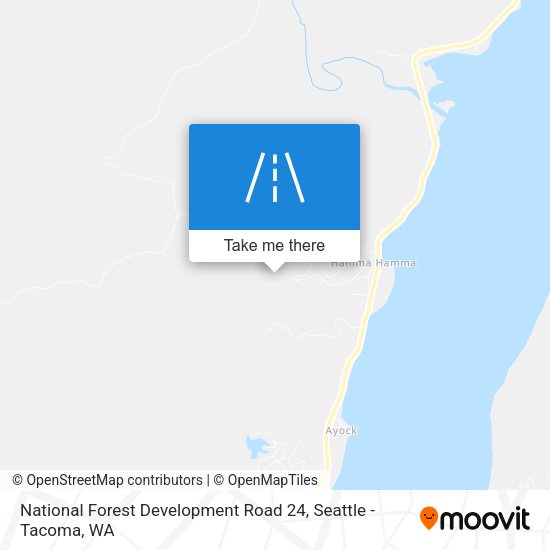 Mapa de National Forest Development Road 24