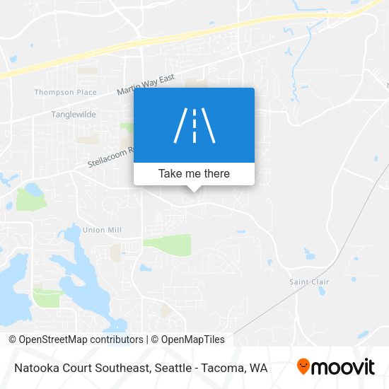 Natooka Court Southeast map