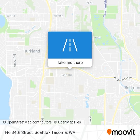 Ne 84th Street map