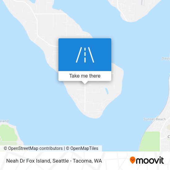Mapa de Neah Dr Fox Island