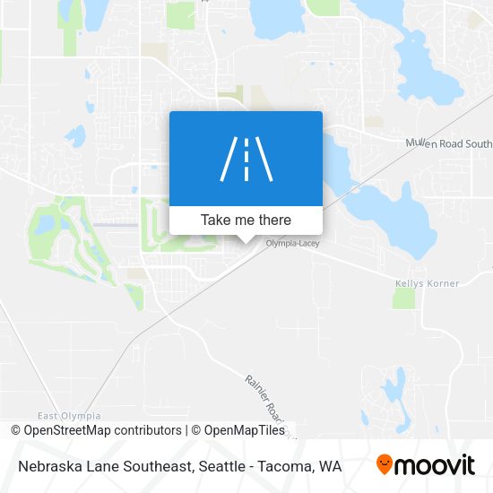 Nebraska Lane Southeast map