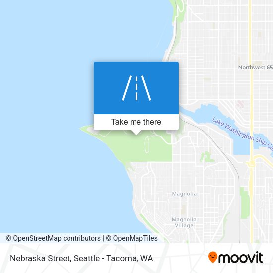 Nebraska Street map