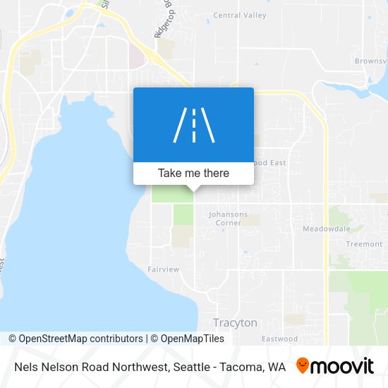 Nels Nelson Road Northwest map