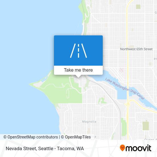 Nevada Street map