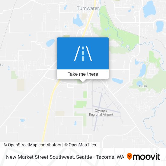 New Market Street Southwest map