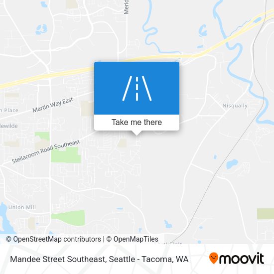 Mandee Street Southeast map