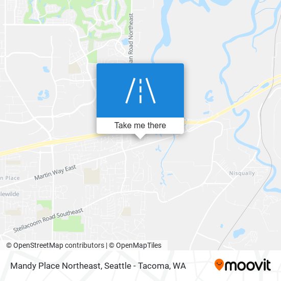 Mandy Place Northeast map