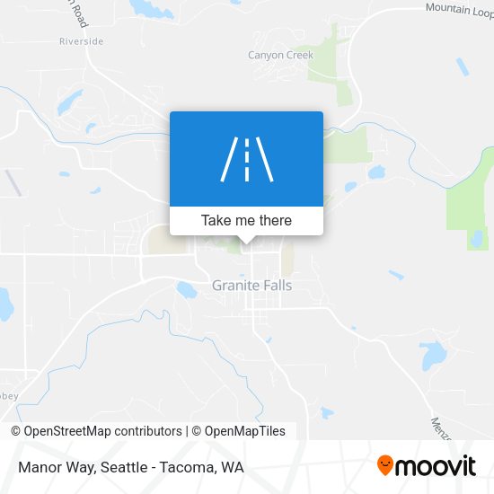 Manor Way map