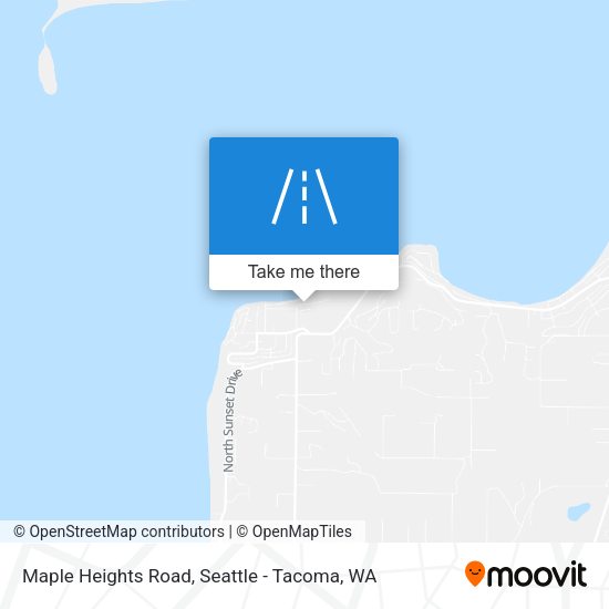 Mapa de Maple Heights Road