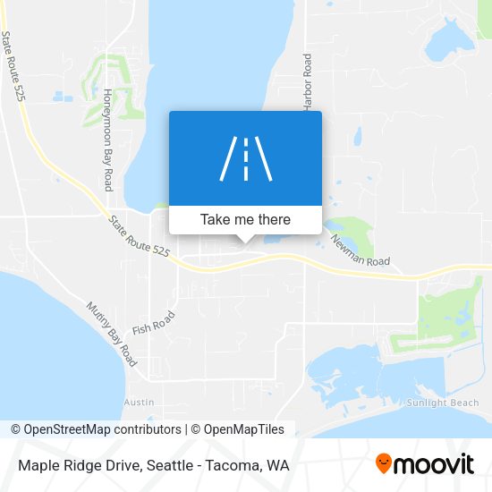 Mapa de Maple Ridge Drive